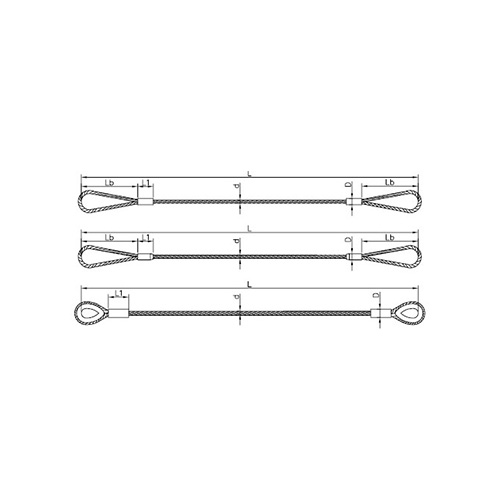 鋼絲繩鋁合金壓制索具